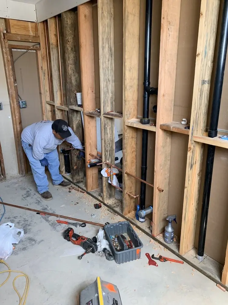 Commercial rough-in plumbing for Commercial Plumbing in Mechanicsville